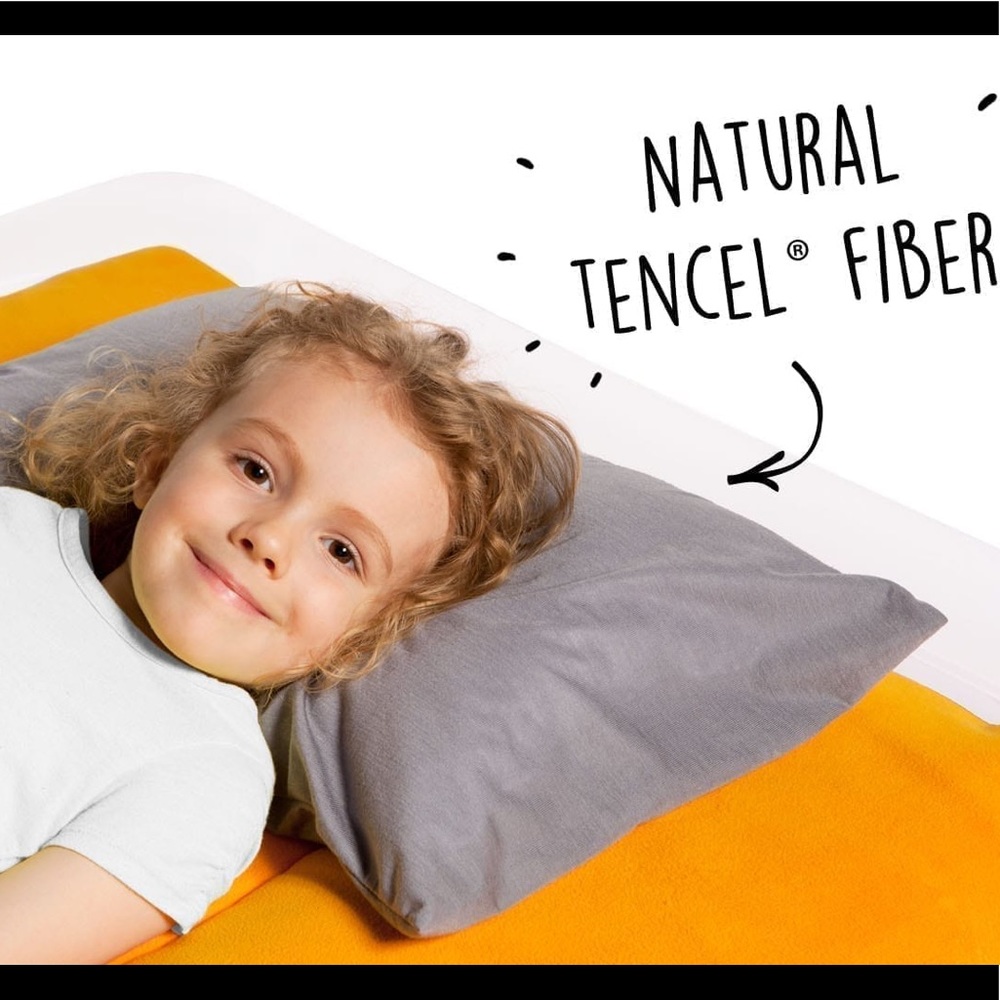 The Shrunks New Waterproof Toddler Pillow.